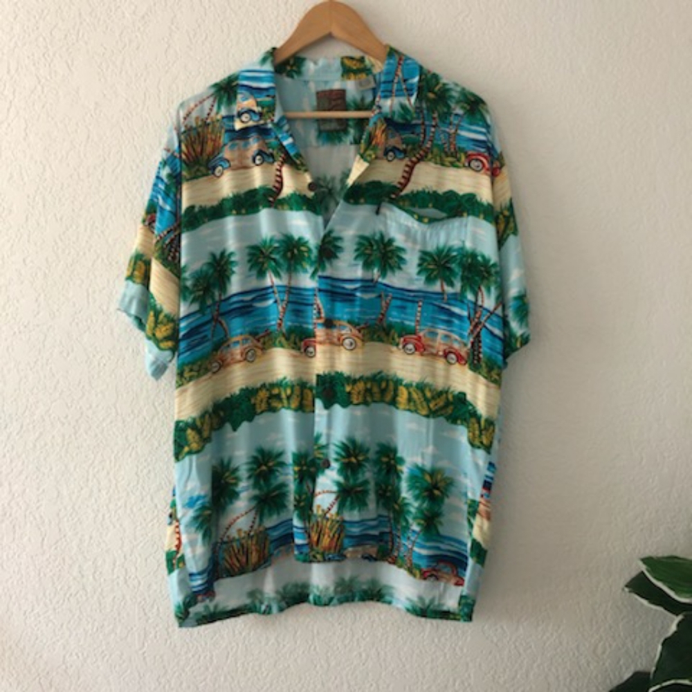 Vintage 90's Pineapple Connection Hawaiian Shirt